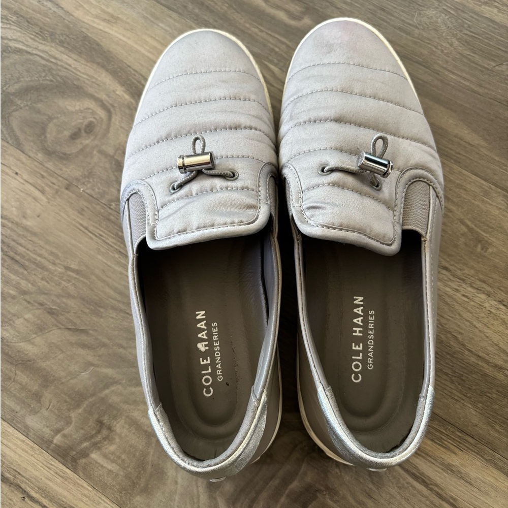 Cole Haan Gray Sneakers with Quilted Comfort